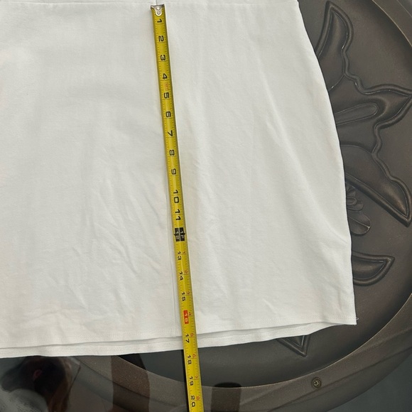 🌼 Suzy Shier White Slip Dress with cut out design at waist Large - Picture 5 of 8